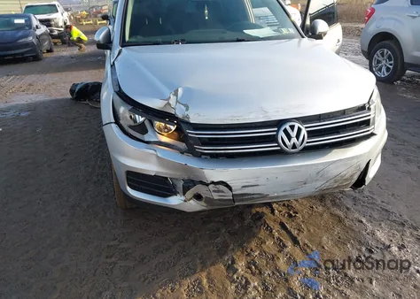 2015 Volkswagen Tiguan Se из США, поврежденный, VIN WVGBV7AX9FW559482